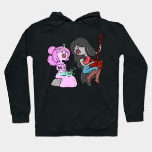 Princess Bubblegum and Marceline Singing Hoodie